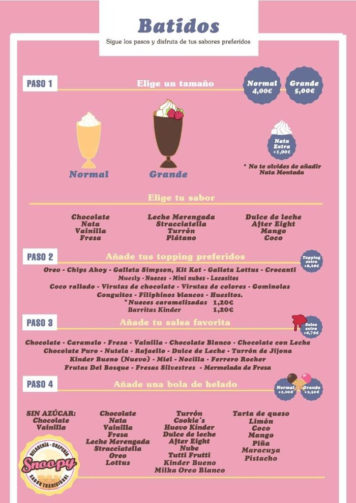 Images Heladería Crepería Snoopy ZigZag