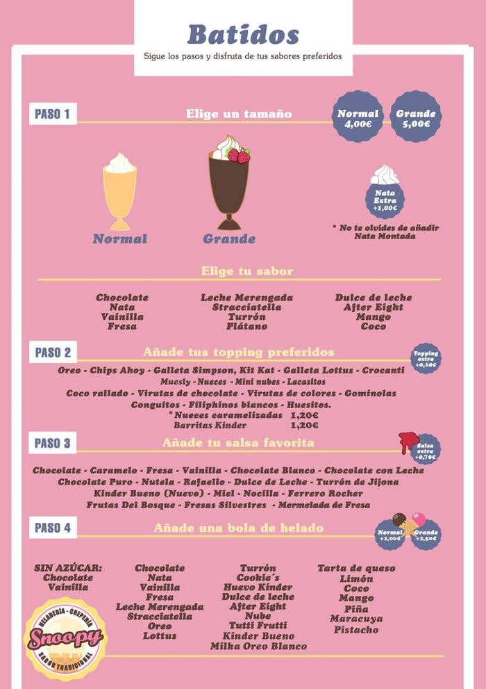 Images Heladería Crepería Snoopy ZigZag