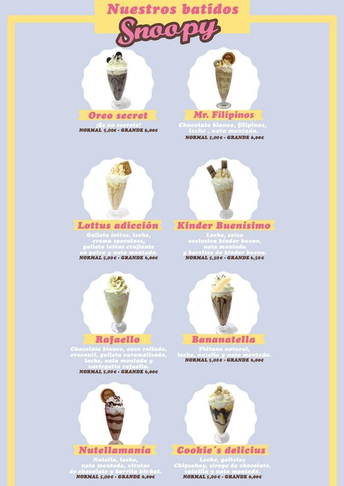 Images Heladería Crepería Snoopy ZigZag