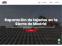 Website Screenshot Reparacion de Tejados Sierra de Madrid