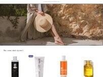 Website Screenshot Novalia Cosmetics