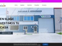Website Screenshot SLAGE Pinturas y Barnizados, S.L.
