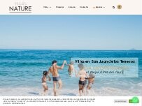 Website Screenshot Villas Nature