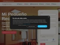 Website Screenshot Mi pequeño recreo | Guardería en Chamberí | Alonso Cano