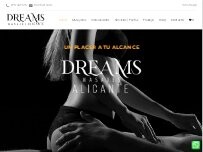 Website Screenshot Dreams Masajes Murcia