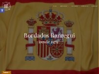 Website Screenshot Bordados Banregui