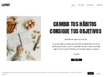 Website Screenshot MENUT - Nutricionista Mercedes Montejano