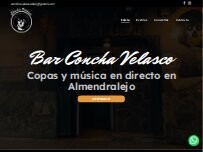 Website Screenshot Bar Concha Velasco