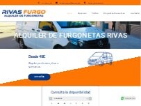 Website Screenshot Alquiler De Furgonetas Y Portes Rivasfurgo