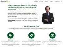 Website Screenshot InterAlia Patentes y Marcas