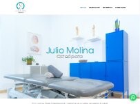 Website Screenshot Julio Molina.Osteópata. Terapeuta Craneosacral Biodinámica