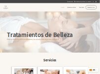 Website Screenshot Velvet Centro de Belleza