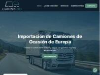 Website Screenshot Camiones Pro