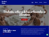 Website Screenshot Pasteleria Medina