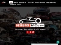 Website Screenshot Desguace Mc Cars