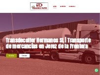 Website Screenshot Transdecolfer Hermanos Sl