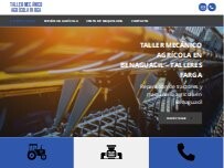 Website Screenshot Taller Agrícola Farga