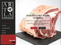 Website Screenshot Artola Harategia