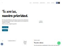 Website Screenshot Clínica Dental Balcazar Torres