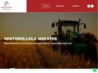 Website Screenshot Gestoría Lola Maestre