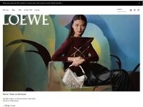 Website Screenshot LOEWE BAQUEIRA Women's Collection