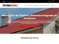 Website Screenshot Tejados Iruña