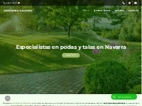 Website Screenshot Jardineria Navarra