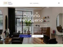 Website Screenshot Divinna Peluqueria
