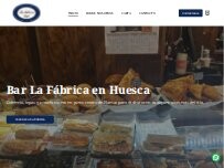 Website Screenshot Bar La Fábrica