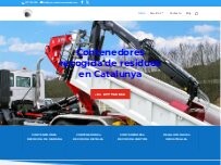 Website Screenshot Contenedores Retirada