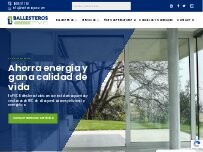 Website Screenshot Ventanas Metalistería Ballesteros