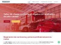 Website Screenshot Taller Algacar