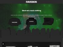 Website Screenshot Rave Skin