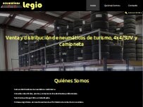 Website Screenshot Neumaticos Legio Cb