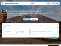 Website Screenshot Tenerife Booking Transfer