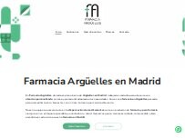 Website Screenshot Farmacia Argüelles Lda. Myriam Varela Serrano
