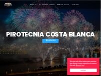 Website Screenshot Pirotecnia Marina Costa Blanca