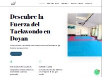 Website Screenshot Gimnasio de Taekwondo, Doyan-RI
