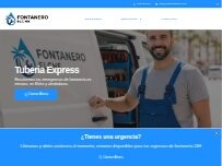 Website Screenshot Tubería Express
