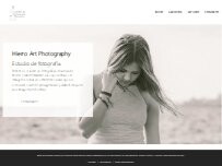 Website Screenshot Hierro Art Photography
