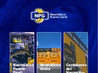 Website Screenshot Cordobeses del Neumático