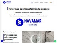 Website Screenshot Navamar Reformas | Impermeabilizaciones