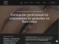 Website Screenshot Medusa Beauty Academy