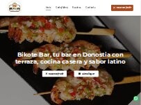 Website Screenshot Bikote