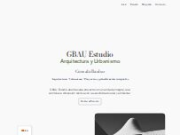 Website Screenshot Gonzalo Bauluz GBAU Estudio Arquitecto