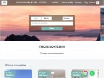 Website Screenshot Fincas Montemar