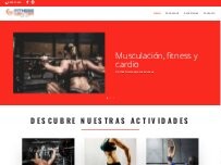Website Screenshot Gym Fitness Center Toledo