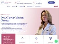Website Screenshot Doctora Gloria Cabezas Orozco