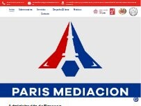 Website Screenshot Paris Mediación