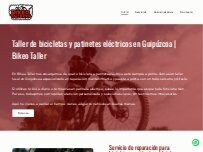 Website Screenshot Bikeo taller